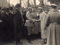 Marszałek J.Pilsudski i gen. J.Haller, kwiecien 1919
